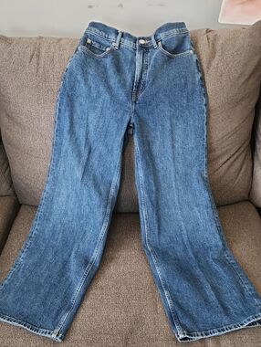 Everlane Classic High-Rise Wide-Leg Jeans in Blue
